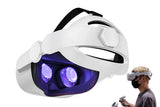 Elite Strap for Meta Quest 3 2 3s Adjustable VR Head Strap with Balance Design Comfort Headband - Low Angle