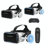 Wireless 3D VR Headset With Bluetooth - Compact - Front View