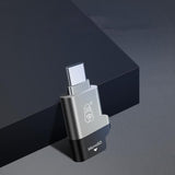 Type-C USB-C USB 3.1 High Speed OTG Memory Card Reader For Type-C Smart Phone Tablet Laptop Macbook - Front View