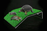 Turtle Basking Platform Simulation Grass Turtle Ramp for Fish Tank Aquarium - S - Extra Image