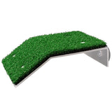 Turtle Basking Platform Simulation Grass Turtle Ramp for Fish Tank Aquarium - L - Low Angle