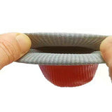 Waterproof Anti Slip Pet Shoes with Rubber Sole for Indoor and Outdoor Use Red - L - Low Angle