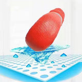 Waterproof Anti Slip Pet Shoes with Rubber Sole for Indoor and Outdoor Use Red - XL - Close-Up Angle