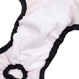 Washable Female Pet Nappy Diaper Dog Cat Physiological Pants Gray - S