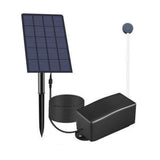 Solar Oxygenator Aquarium Oxygen Aerator Air Pump Fishing Aerator with Pipe for Garden Fish Tank Outdoor Pool Pond - Top-Down View