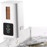 300ML Automatic Fish Feeder Intelligent Timing Aquarium Food Dispenser - Side View