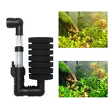Aquarium Air Filter Bio Sponge Filter for Shrimp Betta Breeder Fish Tank Style 1 - Top-Down View