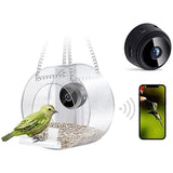WiFi Smart Bird Feeder 1080P HD Camera Bird Feeder with Night Vision - Top-Down View