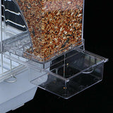 Automatic Cage Bird Feeder Outside - 45-Degree Angle