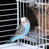 Automatic Cage Bird Feeder Outside - Rear View
