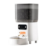 5L Smart Pet Feeder with Camera & Dual-Band WiFi - Automatic Dispenser - Top-Down View