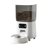 5L Smart Pet Feeder with Camera & Dual-Band WiFi - Automatic Dispenser - Low Angle
