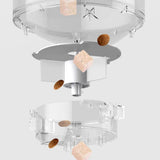 Automatic Cat Feeder WiFi Automatic Dog Food Dispenser with Camera Remote - 45-Degree Angle