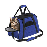 Cat Pet Carrier Travel Carrier Pet Bag for Small Medium Cats Pink - Close-Up Angle