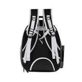 Expandable Travel Cat Backpack Carrier Polarized Tinted Bubble Window Pet Backpack Black - Top-Down View