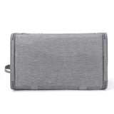 Foldable Travel Pet Carrier Bag Portable Cat Dog Kennel Bag Grey - L - 45-Degree Angle