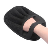 Pet Hair Removal Glove - Reusable 5-Finger Electrostatic Grooming Tool - 45-Degree Angle