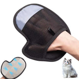 Pet Hair Removal Glove - Reusable 5-Finger Electrostatic Grooming Tool