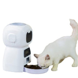 Wifi Automatic Pet Feeder Food Dispenser - Side View