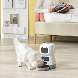 Wifi Automatic Pet Feeder Food Dispenser - Top-Down View