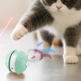 Electric Automatic Moving Rolling Dog Toy Interactive Dog Ball Toy Green - Close-Up Angle