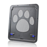 Lockable Pet Flap Screen Door Inside Door for Puppy Dog and Cat House - Side View
