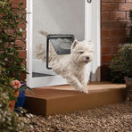 Lockable Pet Flap Screen Door Inside Door for Puppy Dog and Cat House