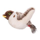 Interactive Cat Toy with Chirping Electronic Flying Bird for Indoor Cats - Top-Down View