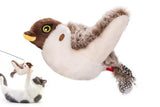 Interactive Cat Toy with Chirping Electronic Flying Bird for Indoor Cats - Extra Image