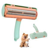 Reusable Pet Hair Remover Roller - For Dog & Cat Fur on Furniture & Clothes Green - Extra Image