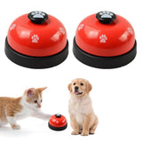 2Pcs Pet Training Bells Dog Cat Training Equipment Interactive Toys White - 45-Degree Angle