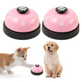 2Pcs Pet Training Bells Dog Cat Training Equipment Interactive Toys White - Rear View