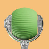 Interactive Cat Toy Moving Cat Ball with Dragonfly Tail Indoor Auto-Turn Cat Toy Green - Side View