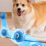 2Pcs 4.5CM Automatic Moving Ball Toy for Cats USB Rechargeable Interactive Vibrating Cat Toy - Side View