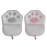 2 Pack Pet Hair Removal Gloves for Clothes Furniture & Car Interiors - Top-Down View