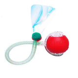 Interactive Cat Toy Moving Cat Ball with Dragonfly Tail Indoor Auto-Turn Cat Toy Red - Close-Up Angle