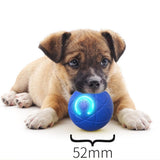 2Pcs 5CM Automatic Moving Ball Toys for Cats USB Rechargeable Interactive Cat Bouncing Toys - Top-Down View