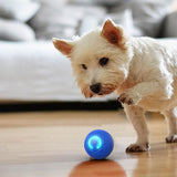 2Pcs 5CM Automatic Moving Ball Toys for Cats USB Rechargeable Interactive Cat Bouncing Toys - Rear View