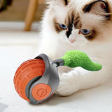 3Pcs Automatic Moving Ball Toy for Cat Indoor Play Interactive Rotating Ball Toys - Front View