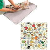 Anti-Escape Cat Grooming Wrap Mat Anti-Scratch Calming Wrap for Pet Nail Clipping Multifunctional Pet Mat - L - Extra Image