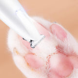 Electric Pet Trimmer Multifunctional Pet Hair Clippers with LED Light Pet Grooming Tools - Front View