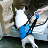 Pet Dog Support Harness Walking Vest Dog Sling Support Sling Gray - S - Rear View