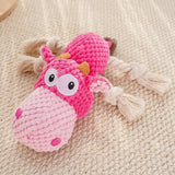 Dog Toys for Aggressive Chewers - Squeaky Toys to Keep Dogs Busy Style 2 - Side View