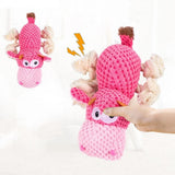 Dog Toys for Aggressive Chewers - Squeaky Toys to Keep Dogs Busy Style 2 - 45-Degree Angle