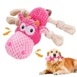 Dog Toys for Aggressive Chewers - Squeaky Toys to Keep Dogs Busy Style 2 - Low Angle