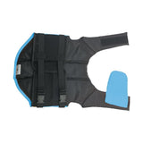 Dog Life Jacket Wings Pet Life Vest Adjustable Dog Flotation Swim Vest Blue - 2XL - Low Angle