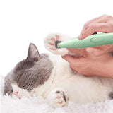 Cordless Electric Pet Grooming Clippers Hair Trimmer Paw Trimmer for Dogs Cats Green - Front View