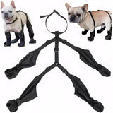 Waterproof Pet Boots Dog Rain Shoes for Outdoor Use - S - Top-Down View