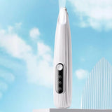 Dog Paw Trimmer with LED Light Rechargeable Pet Hair Clippers for Small Dogs Cats White - Top-Down View