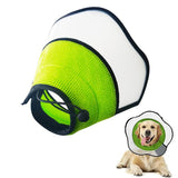 Pet Dog Cone Collar Soft Neck Collar Adjustable Pet Elizabethan Collar Black - XL - Rear View